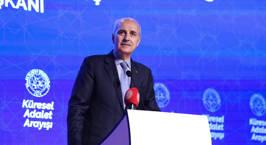 TBMM BAŞKANI KURTULMUŞ, BURSA ULUDAĞ ÜNİVERSİTESİNDEKİ “KÜRESEL ADALET ARAYIŞI” KONFERANSI’NDA KONUŞTU